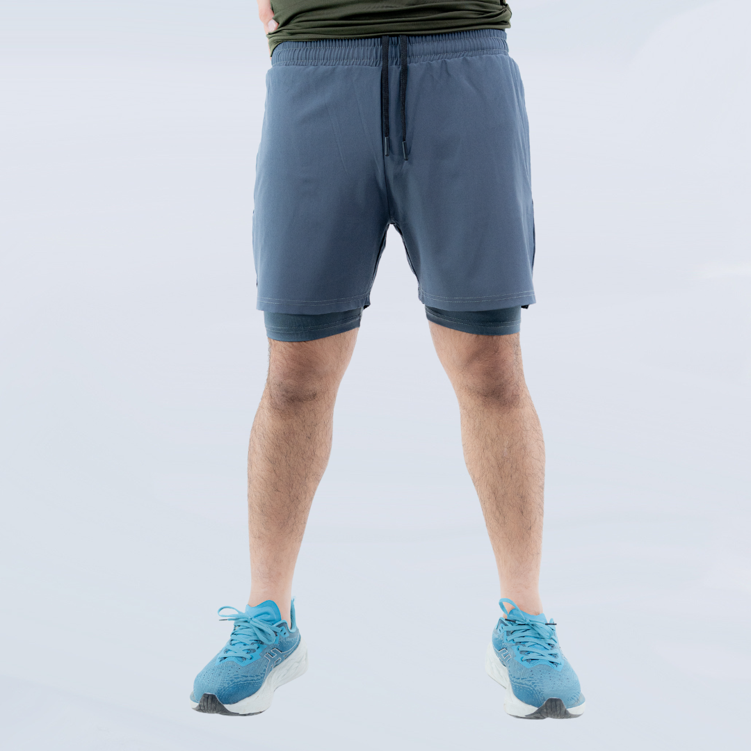 INNER LINED SHORTS - CHARCOAL