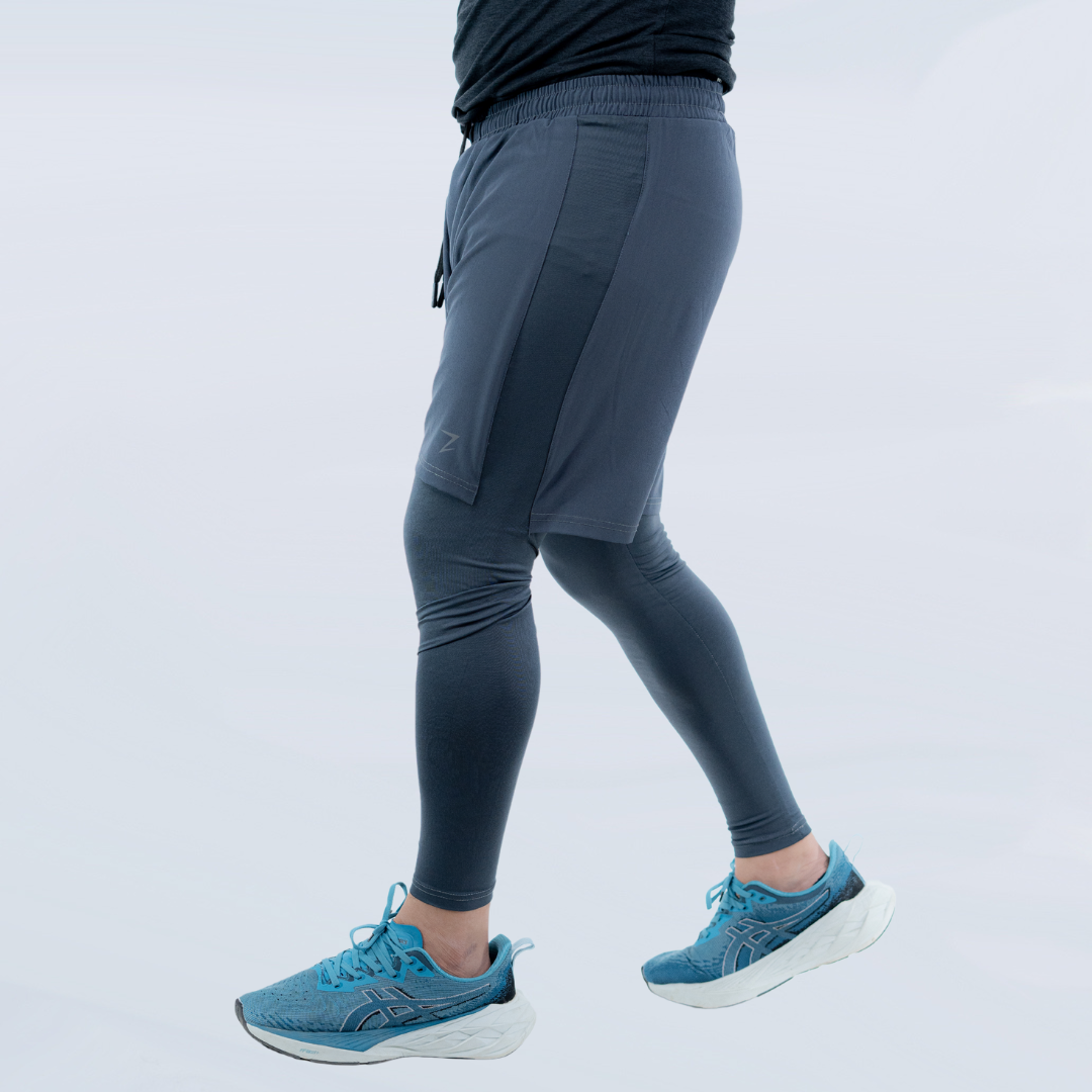 HYBRID TRAINING SHORTS - CHARCOAL