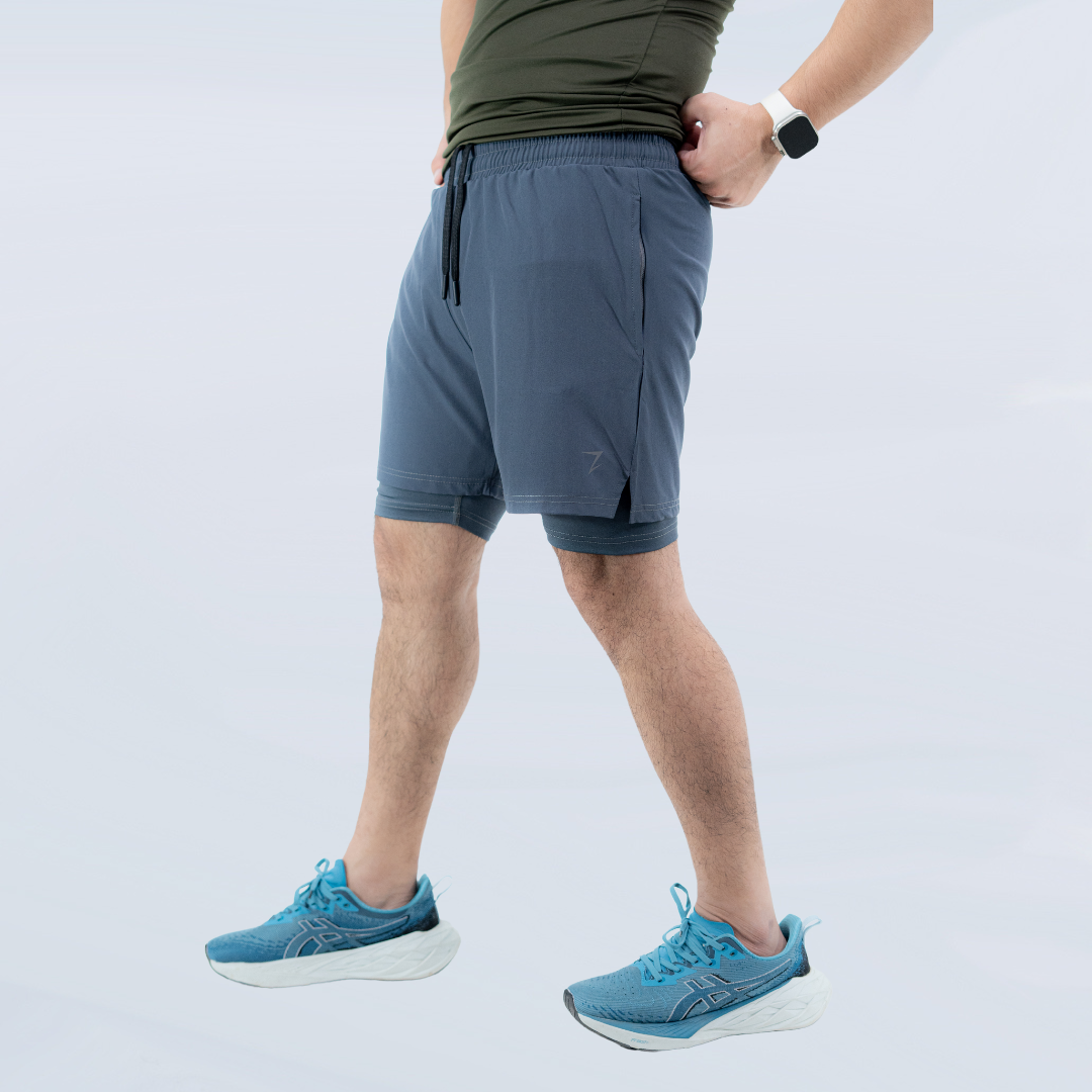 INNER LINED SHORTS - CHARCOAL