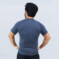 ACTIVE COMPRESSION TEES - CHARCOAL