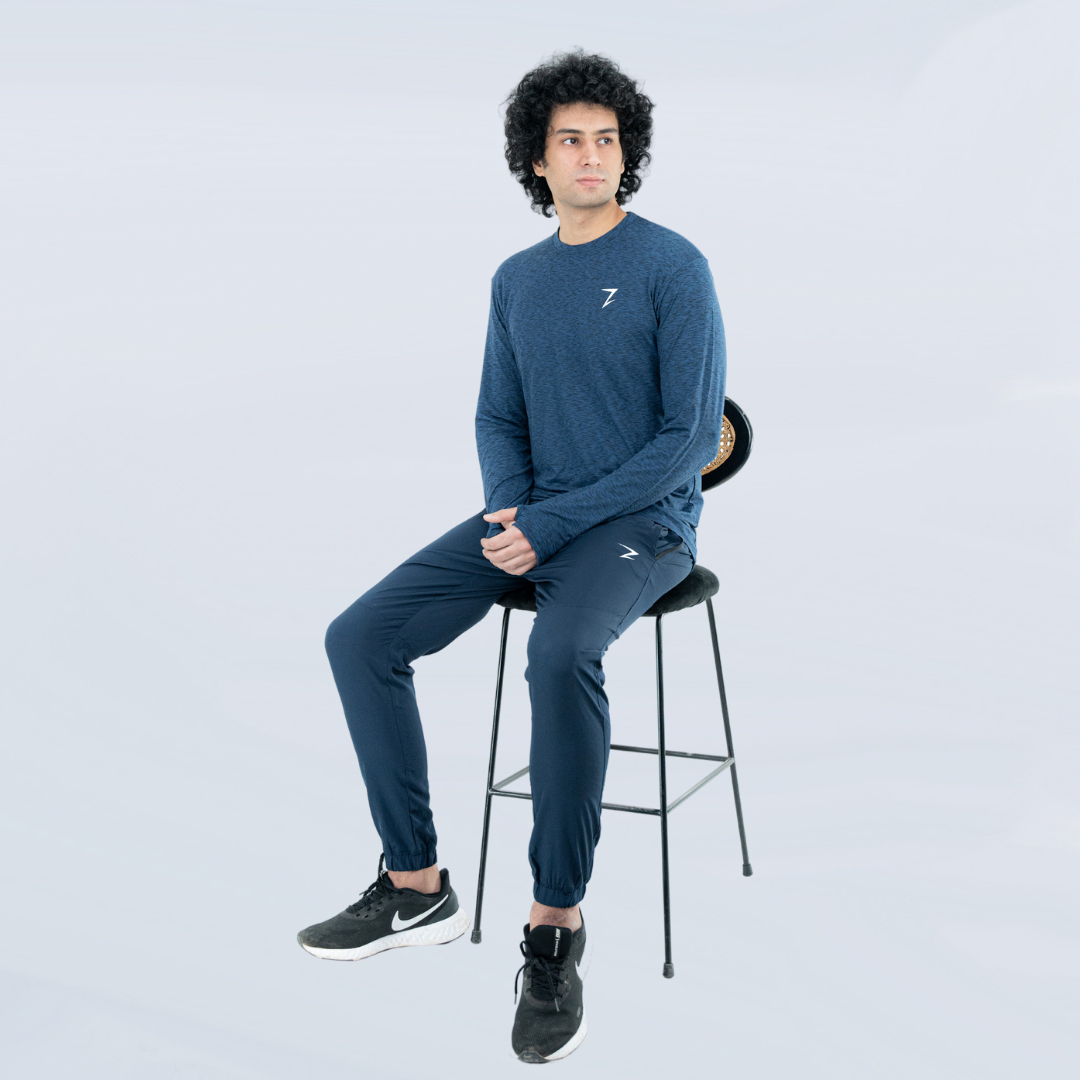FULL SELEEVE TEE - BLUE