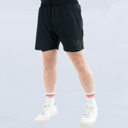 INNER LINED SHORTS - BLACK