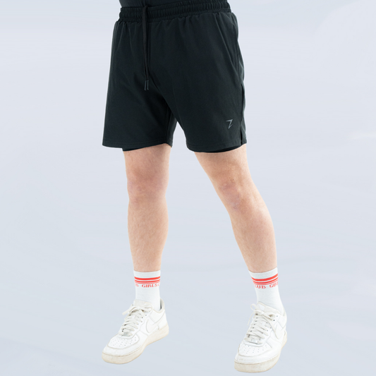 INNER LINED SHORTS - BLACK