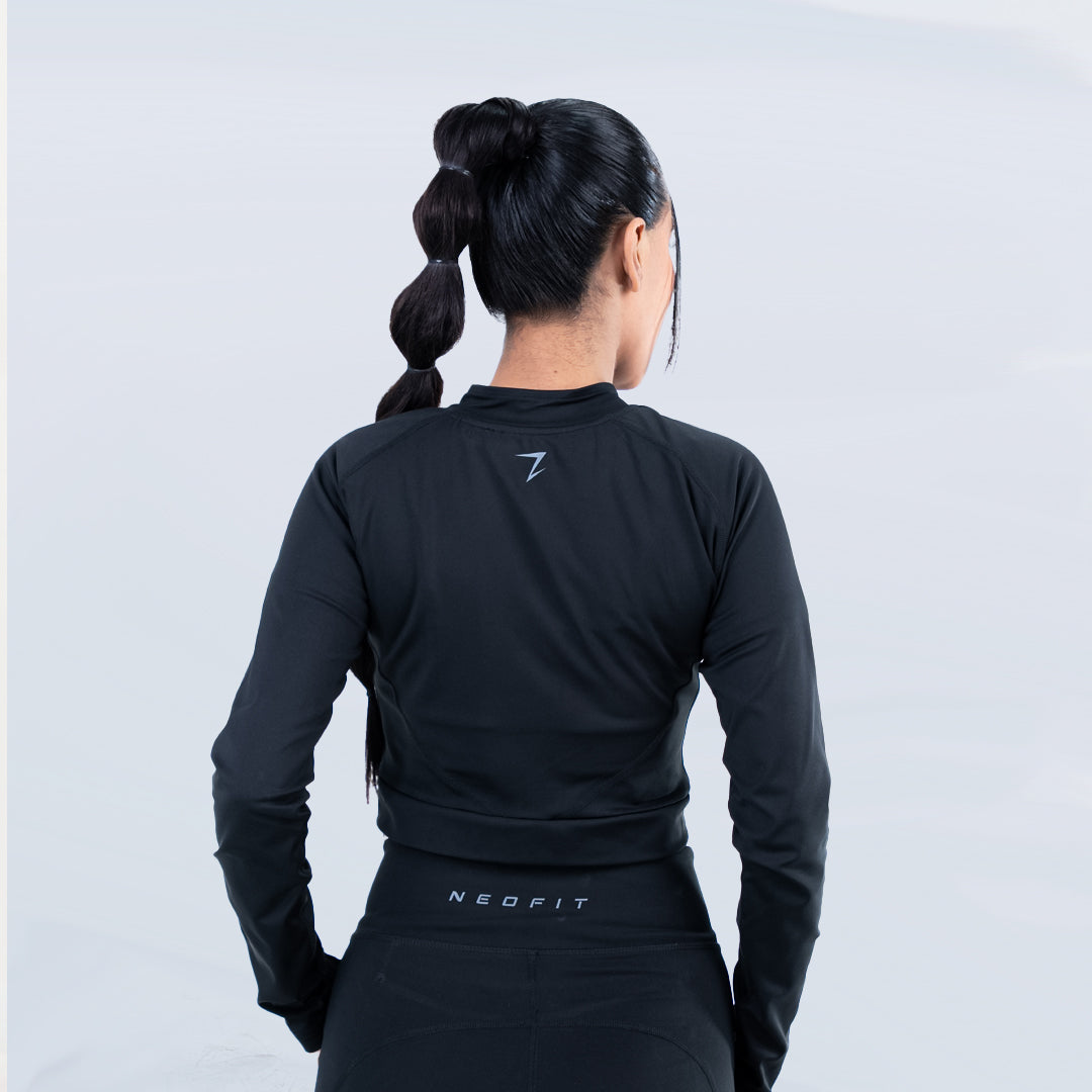 DRICORE CROP SET - BLACK
